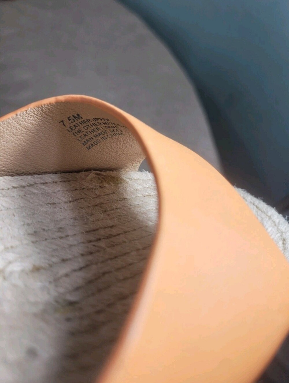Antonio Melani Women's Size 7.5 M Espadrille Wedge Sandals Orange Peach 59 - Picture 12 of 12